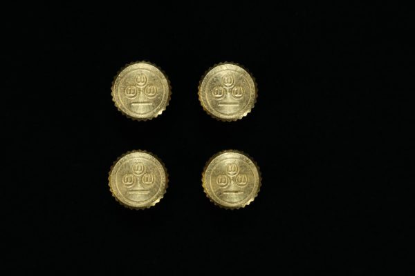 復刻バルブキャップ（ゴールド）セット
